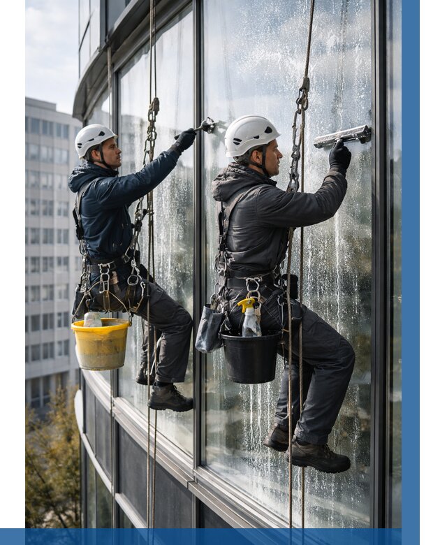 Мойка панорамных окон в Переславле-Залесском от 363 р. заказать у ВЫСОТНИК-Прс