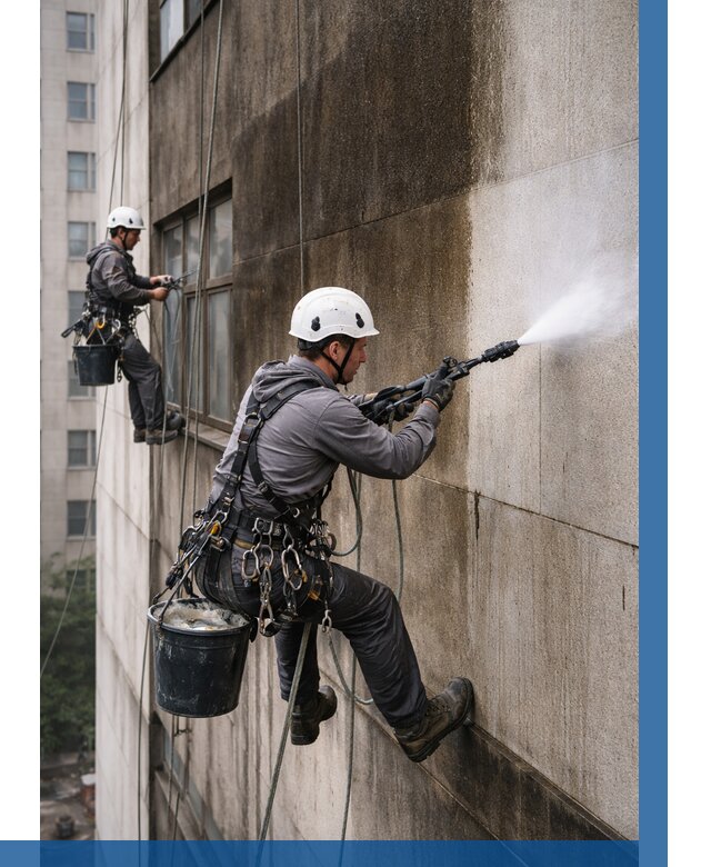 Очистка фасада от копоти в Переславле-Залесском от 259 р. | ВЫСОТНИК-Прс