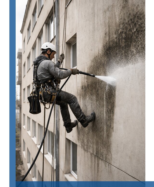 Профессиональная очистка фасадов от плесени в Переславле-Залесском