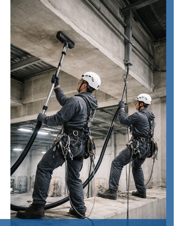 Обеспыливание потолочных конструкций в Переславле-Залесском от 259 р. |ВЫСОТНИК-Прс