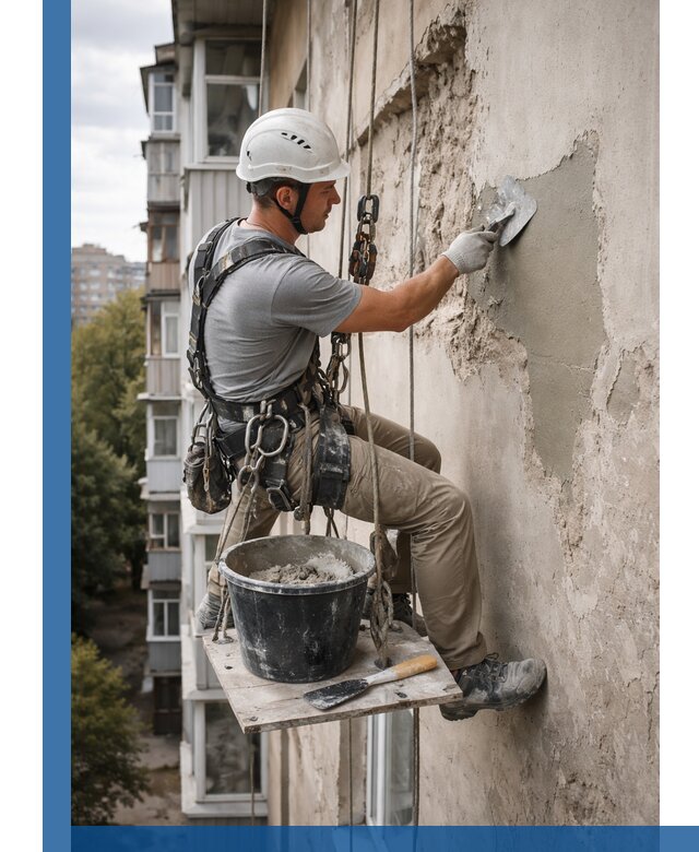 Восстановление фасадной штукатурки в Переславле-Залесском с гарантией качества