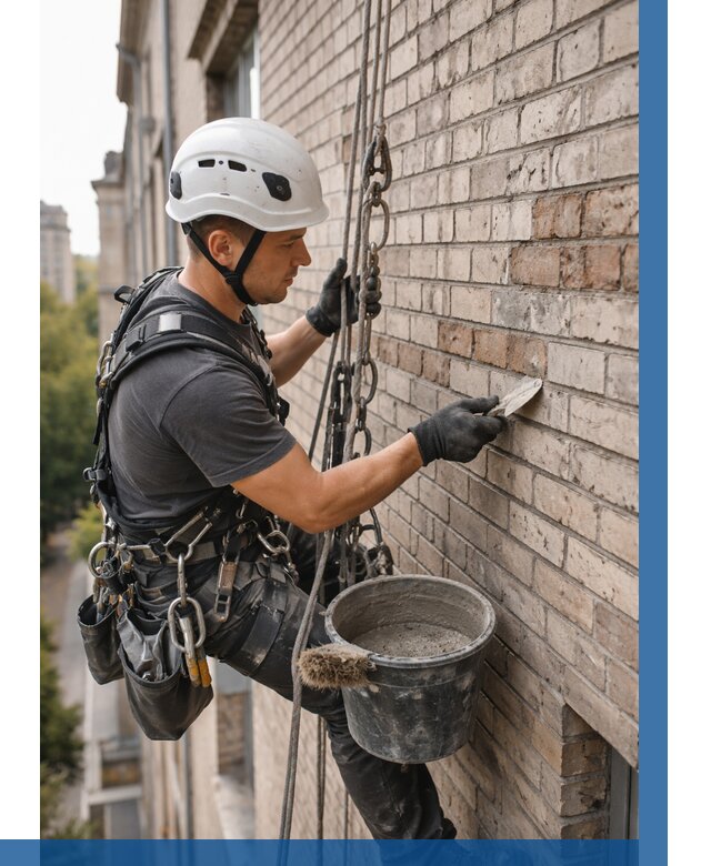 Ремонт кирпичной кладки фасада в Переславле-Залесском от 1868 р. | ВЫСОТНИК-Прс