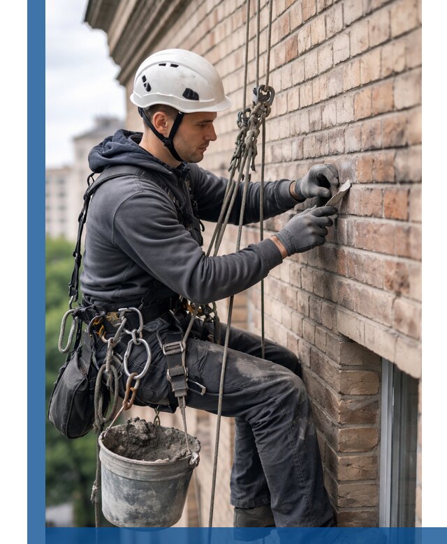 Качественный ремонт кирпичной кладки фасада в Переславле-Залесском с гарантией