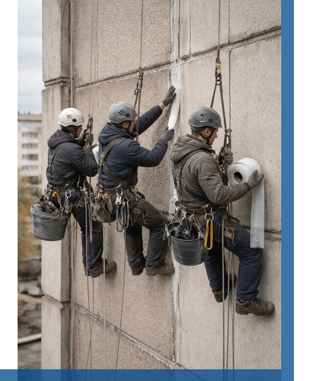 Ремонт межпанельных швов в Переславле-Залесском от 778 р. | ВЫСОТНИК-Прс