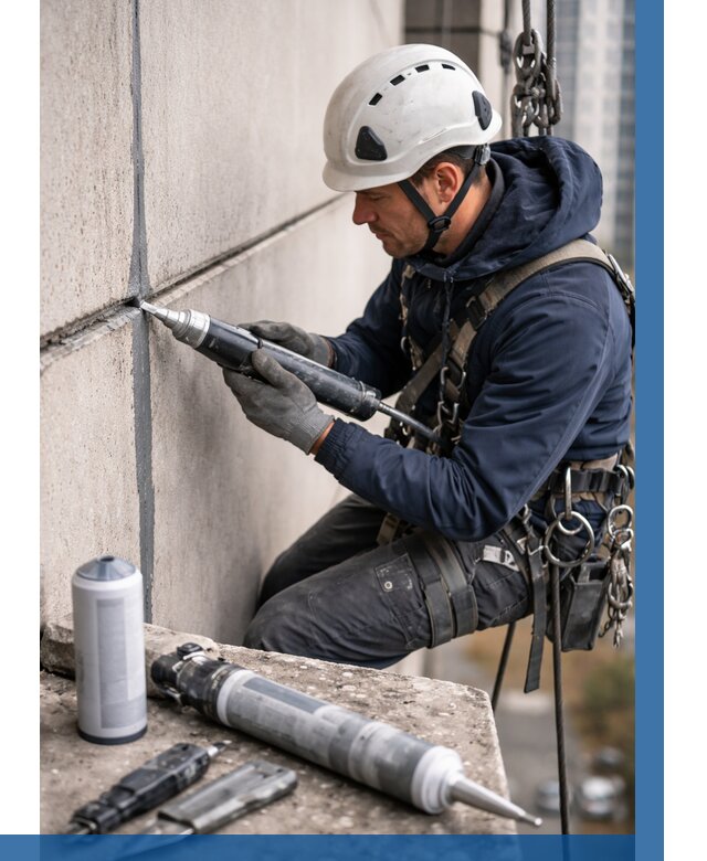 Вторичная герметизация швов в Переславле-Залесском от 467 р. | ВЫСОТНИК-Прс