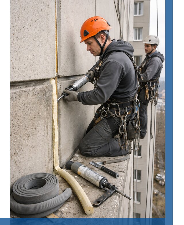 Теплый шов межпанельные швы в Переславле-Залесском от 727 р. | ВЫСОТНИК-Прс