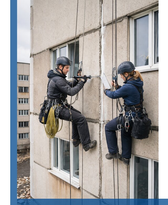 Герметизация межпанельных швов тёплым швом в Переславле-Залесском