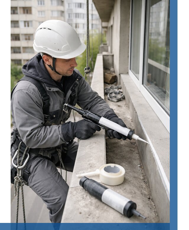 Герметизация швов лоджии в Переславле-Залесском от 4671 р. | ВЫСОТНИК-Прс