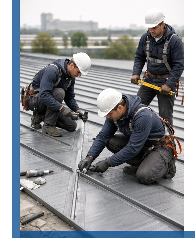 Ремонт фальцевой кровли в Переславле-Залесском срочно и качественно