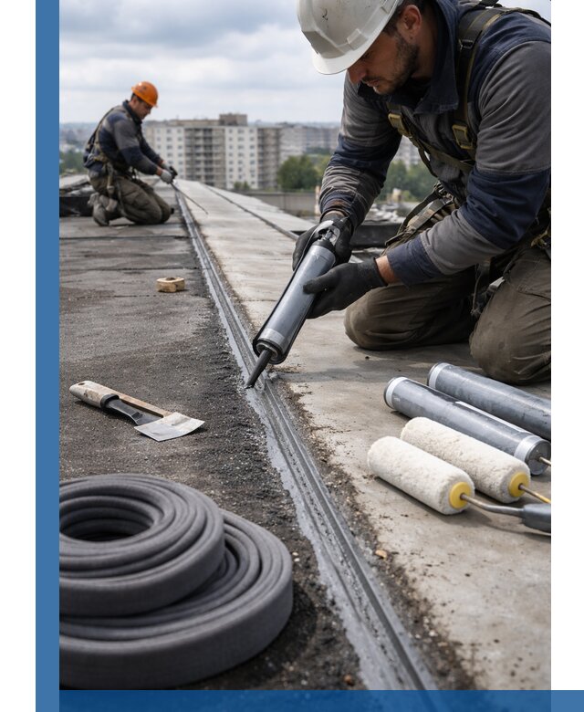 Герметизация швов кровли в Переславле-Залесском с гарантией герметичности