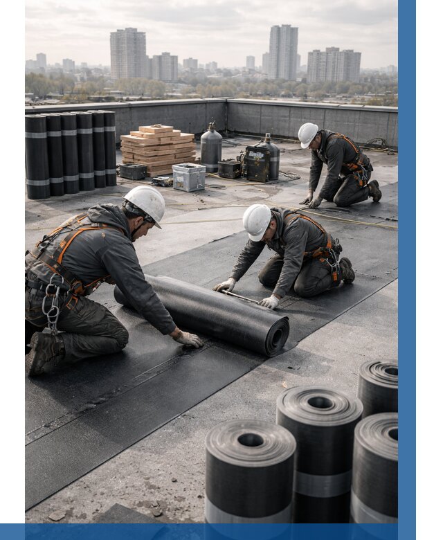 Монтаж мягкой кровли под ключ в Переславле-Залесском от 467 р. | ВЫСОТНИК-Прс