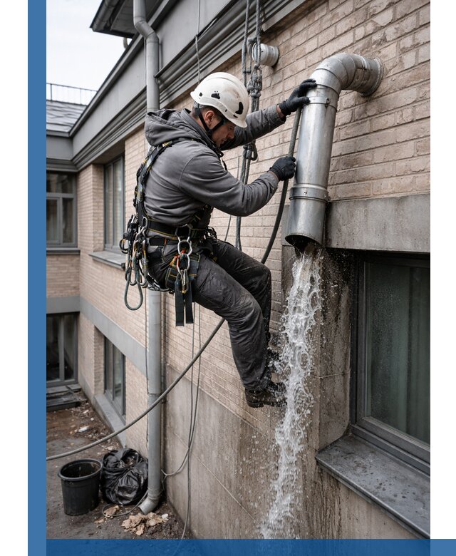 Профессиональная прочистка водосточных труб в Переславле-Залесском с гарантией