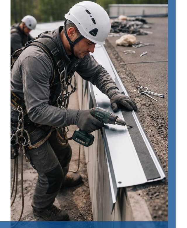 Монтаж капельника на кровле в Переславле-Залесском от 311 р. | ВЫСОТНИК-Прс