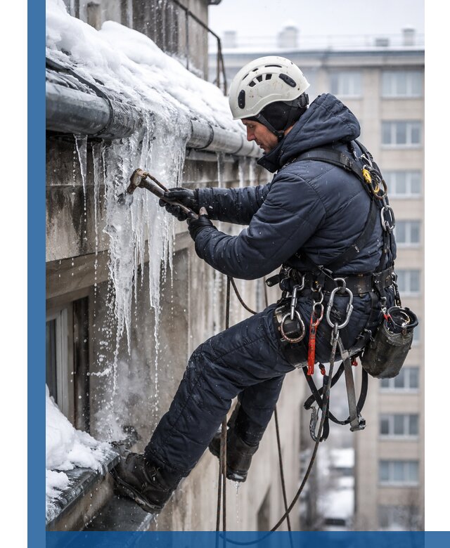 Удаление наледи и чистка водостоков в Переславле-Залесском оперативно и безопасно