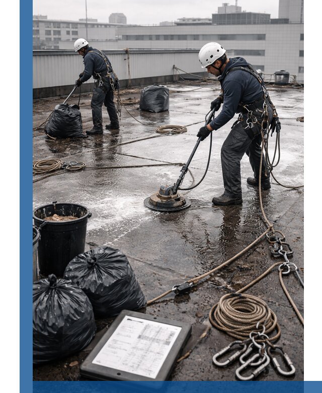 Плановая очистка кровли по графику в Переславле-Залесском для безопасности