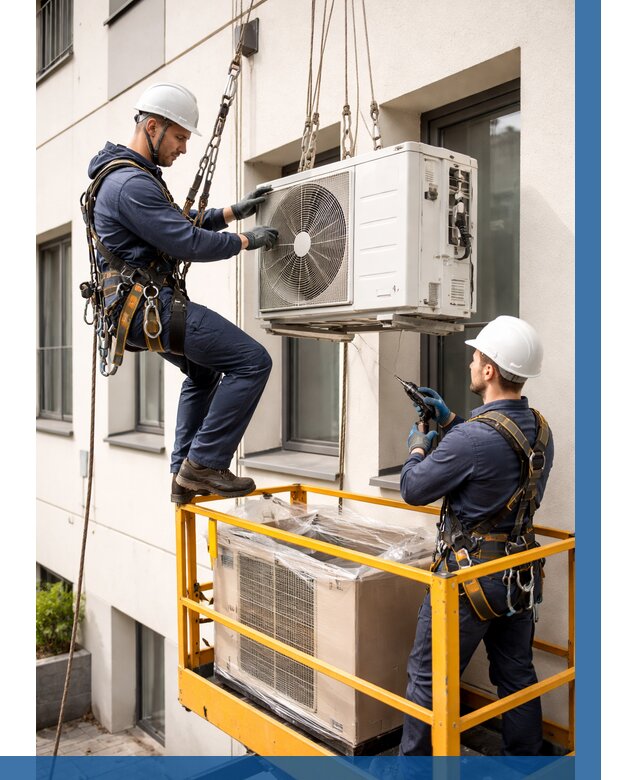 Демонтаж внешнего блока кондиционера в Переславле-Залесском от 3633 р. | ВЫСОТНИК-Прс