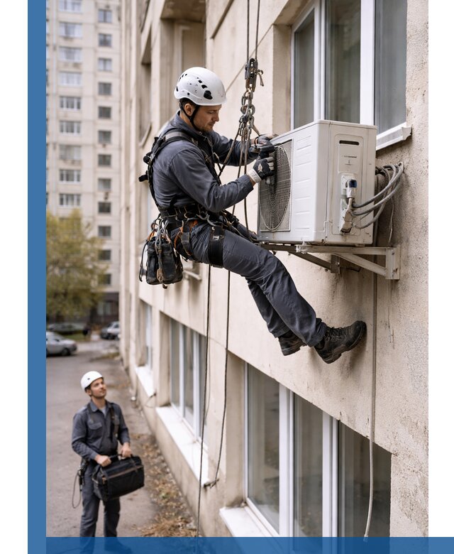 Демонтаж внешнего блока кондиционера в Переславле-Залесском профессионально