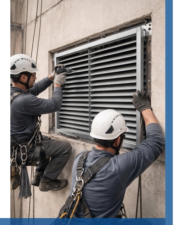 Монтаж вентиляционных решеток в Переславле-Залесском от 4671 р. | ВЫСОТНИК-Прс