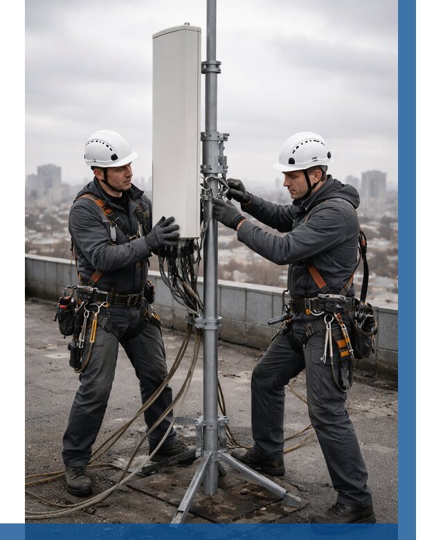 Монтаж антенн связи на крыше в Переславле-Залесском от 8822 р. | ВЫСОТНИК-Прс