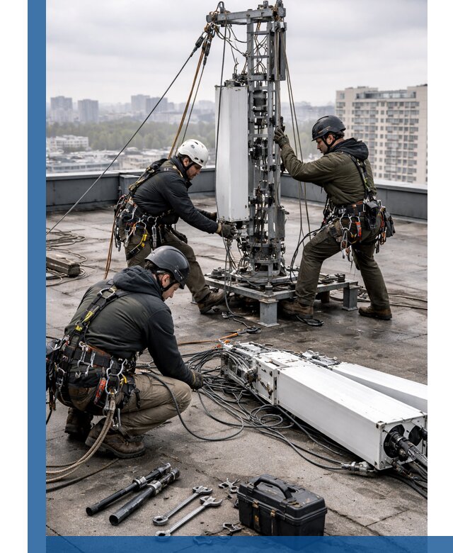 Демонтаж антенн на крыше зданий в Переславле-Залесском с гарантией