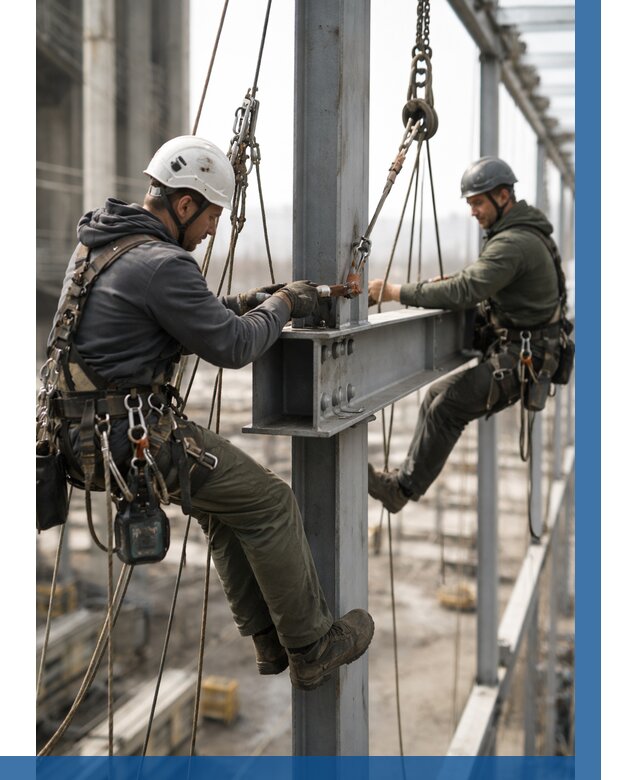 Монтаж металлоконструкций на высоте в Переславле-Залесском от 3633 р. | ВЫСОТНИК-Прс