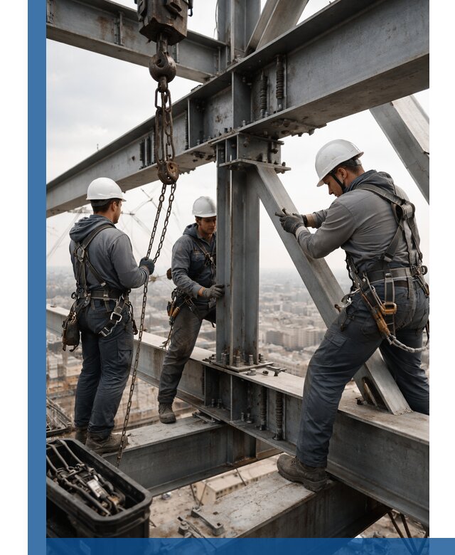 Профессиональный монтаж металлоконструкций на высоте в Переславле-Залесском