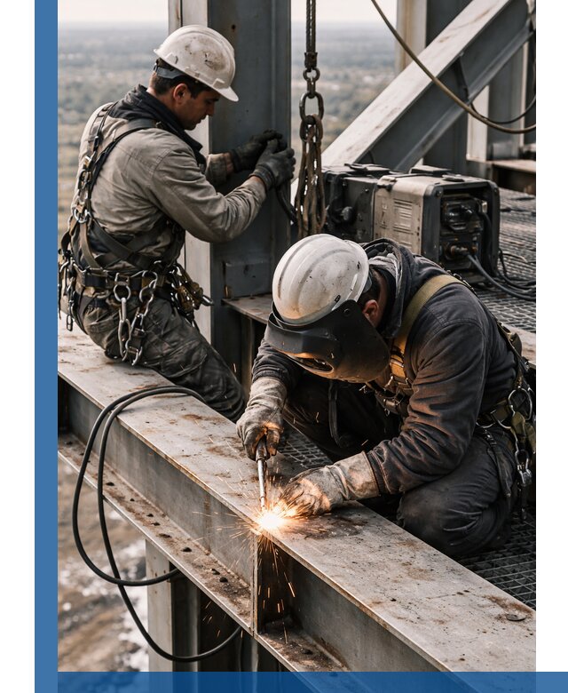 Высотные сварочные работы в Переславле-Залесском для промышленных объектов