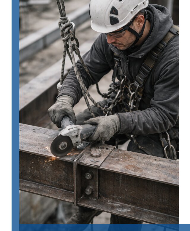 Резка металла на высоте в Переславле-Залесском для зданий и конструкций