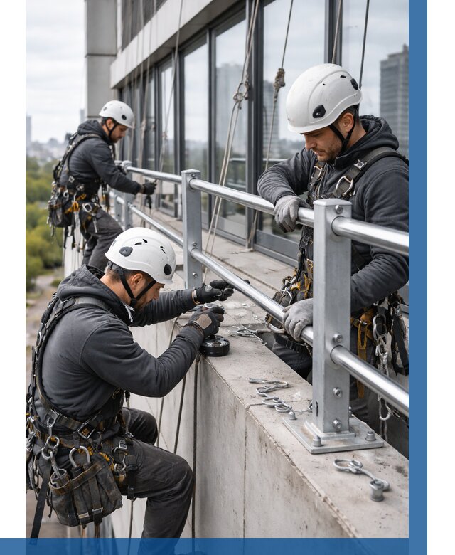 Монтаж ограждений на высоте в Переславле-Залесском, от 1245 р. | ВЫСОТНИК-Прс