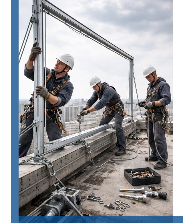 Монтаж крышных рекламных конструкций под ключ в Переславле-Залесском