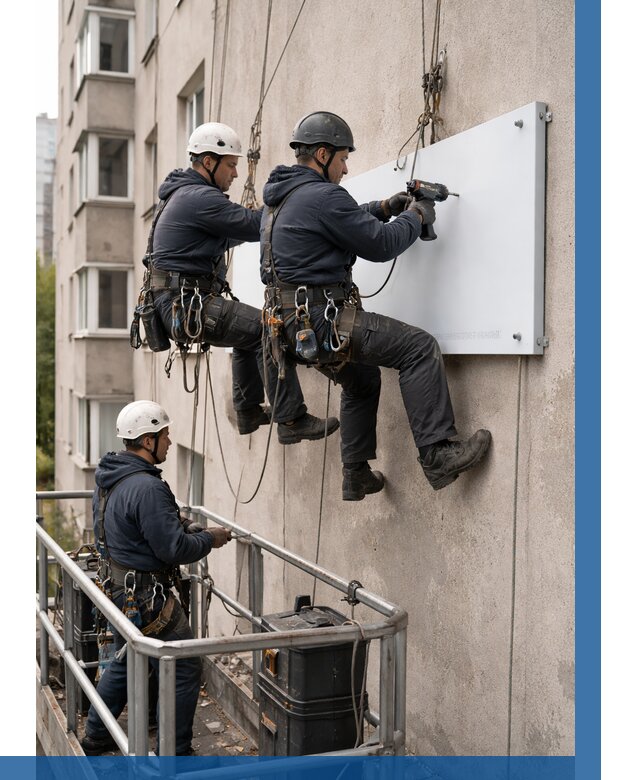 Монтаж табличек и указателей в Переславле-Залесском от 3633 р. | ВЫСОТНИК-Прс