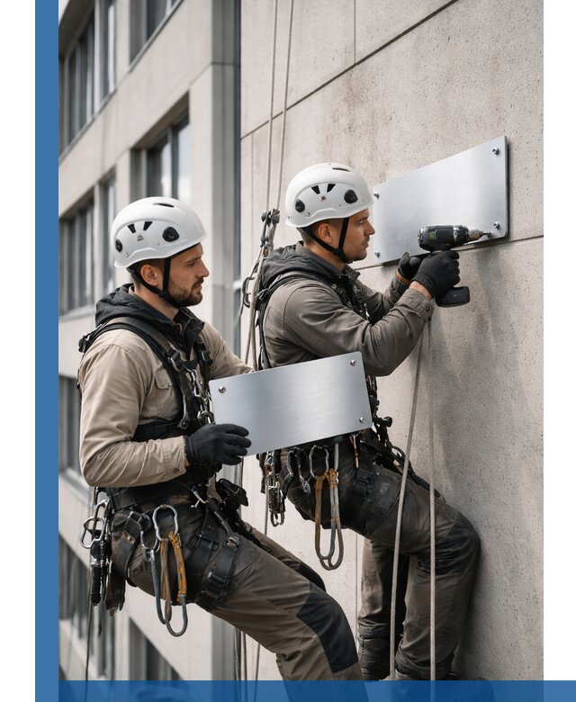 Монтаж табличек и указателей в Переславле-Залесском для зданий и сооружений