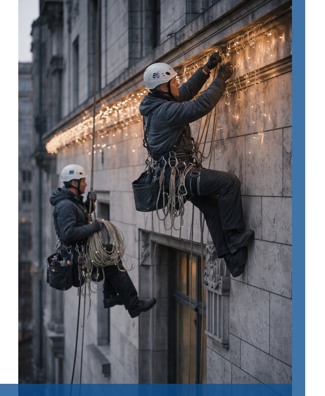 Монтаж новогодней иллюминации в Переславле-Залесском от 8822 р. | ВЫСОТНИК-Прс