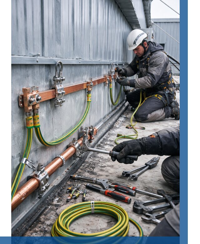 Монтаж заземления здания в Переславле-Залесском от 25948 р. | ВЫСОТНИК-Прс