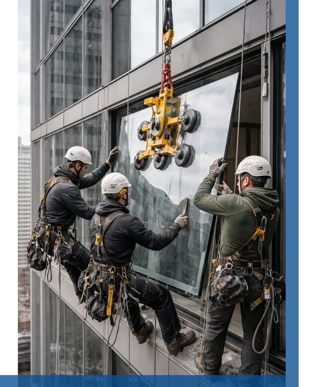 Фасадное остекление зданий под ключ в Переславле-Залесском от 10379 р. | ВЫСОТНИК-Прс