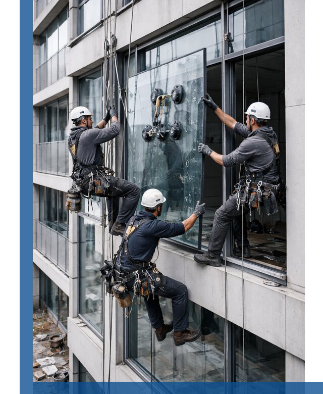 Фасадное остекление и монтаж витражей зданий в Переславле-Залесском под ключ