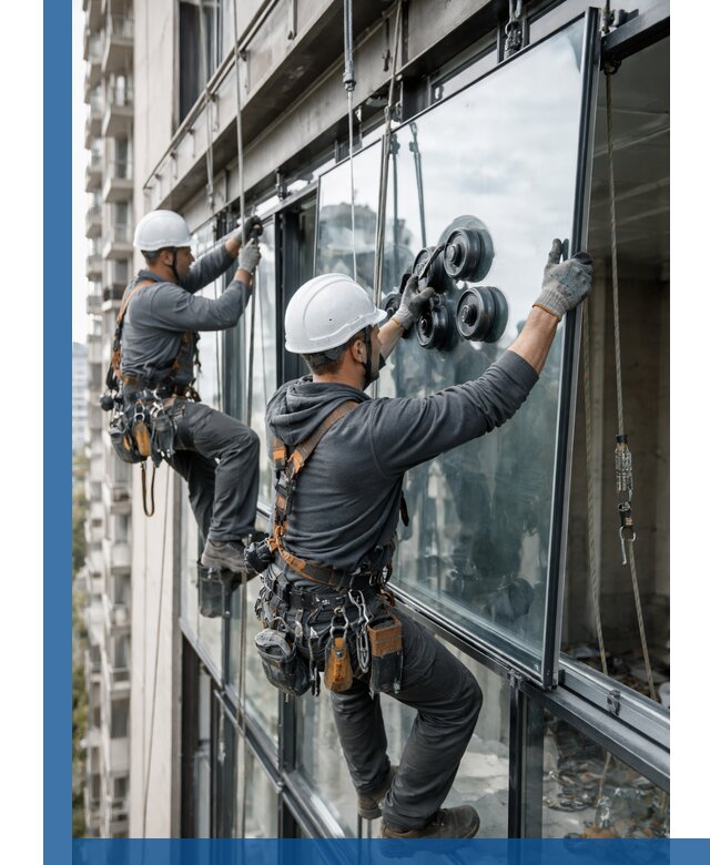 Витражное остекление фасадов и лоджий в Переславле-Залесском под ключ