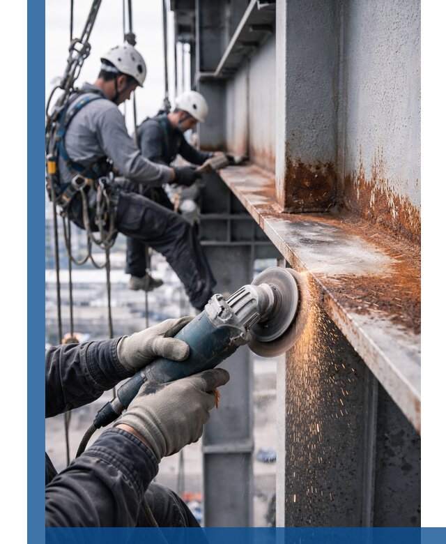 Зачистка металла от ржавчины и подготовка поверхностей в Переславле-Залесском