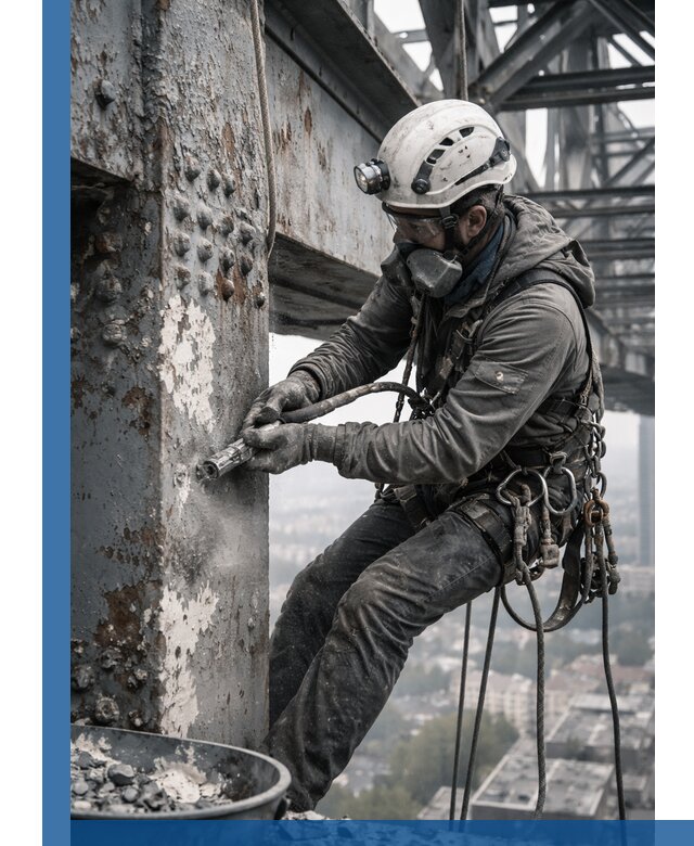 Удаление старой краски с металлических конструкций в Переславле-Залесском