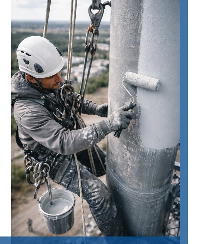 Покраска мачт связи под ключ в Переславле-Залесском от 882 р. | ВЫСОТНИК-Прс