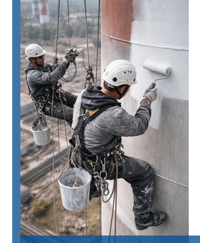 Покраска дымовых труб в Переславле-Залесском: антикоррозийная защита и восстановление
