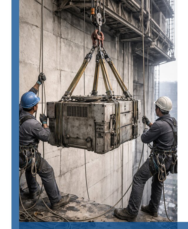 Такелажные работы на высоте, подъем и монтаж грузов в Переславле-Залесском