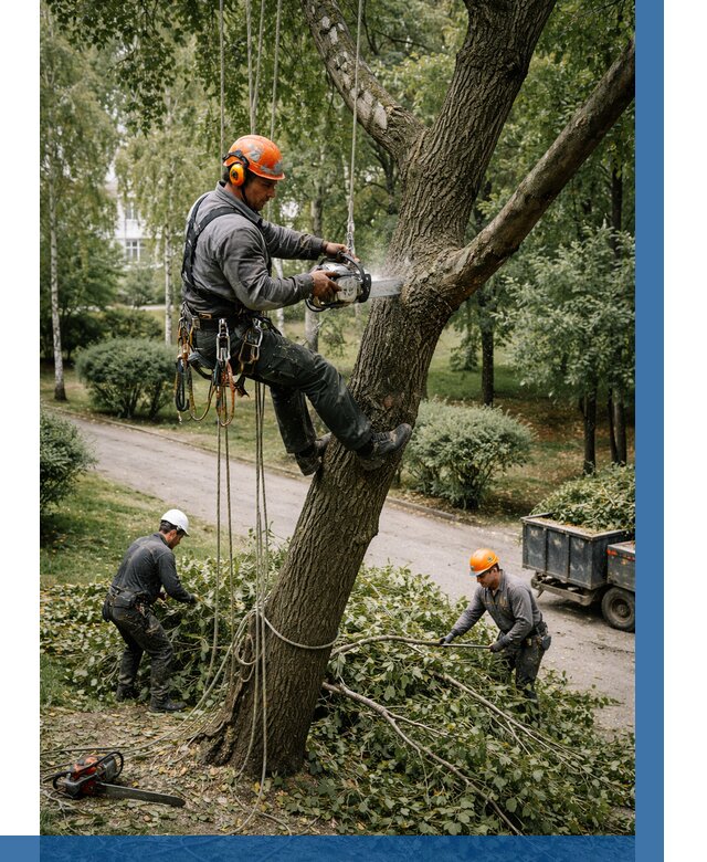 Кронирование деревьев в Переславле-Залесском от 6746 р. | ВЫСОТНИК-Прс