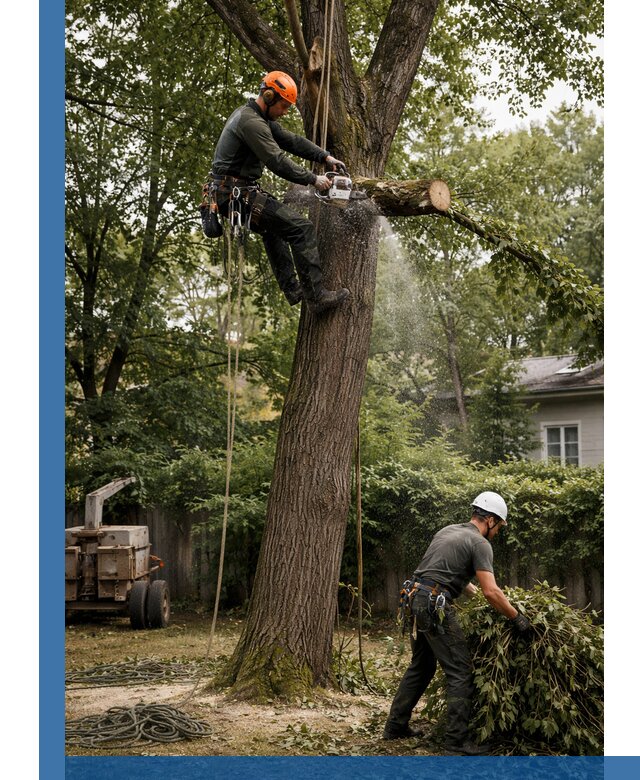 Кронирование деревьев в Переславле-Залесском, безопасная высотная обрезка