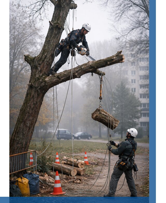 Удаление аварийных деревьев в Переславле-Залесском от 15569 р. | ВЫСОТНИК-Прс