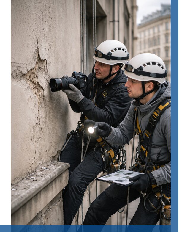 Фотофиксация дефектов фасада в Переславле-Залесском от 4671 р. | ВЫСОТНИК-Прс