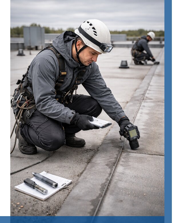 Обследование кровли на протечки в Переславле-Залесском от 4671 р. | ВЫСОТНИК-Прс