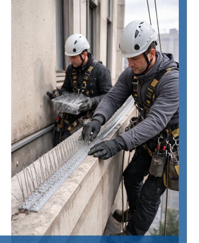 Установка шипов от птиц в Переславле-Залесском от 882 р. | ВЫСОТНИК-Прс