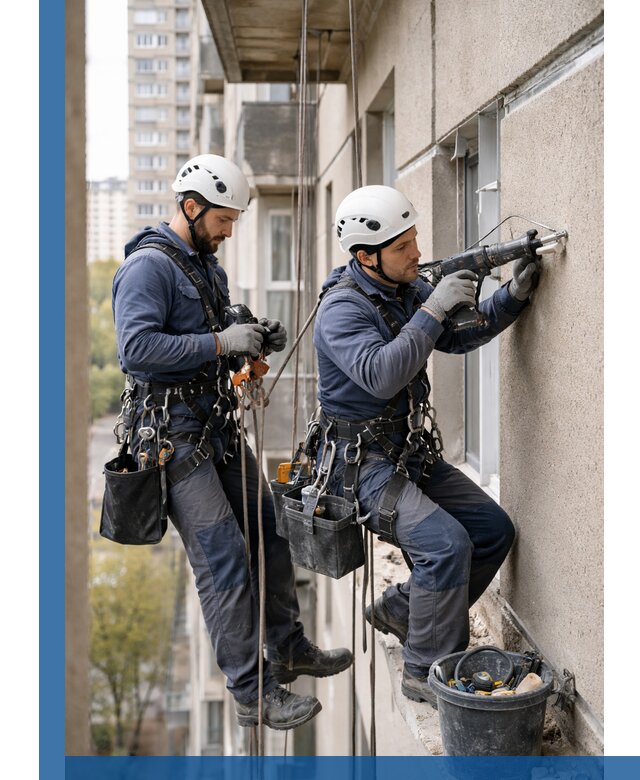 Промышленные альпинисты высотные работы и монтаж в Переславле-Залесском